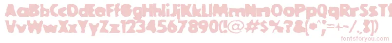 GOOLBL   Font – Pink Fonts on White Background