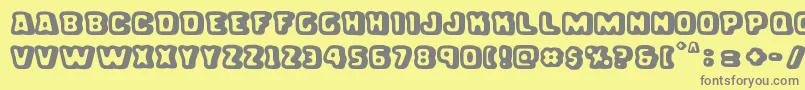 Więcej informacji o czcionce Gordita Alegre Czcionka Gordita Alegre – szare czcionki na żółtym tle