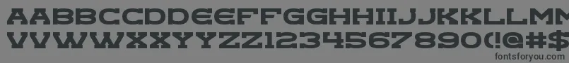 Goregeous-fontti – mustat fontit harmaalla taustalla