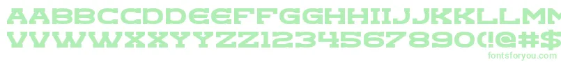 Goregeous Font – Green Fonts on White Background