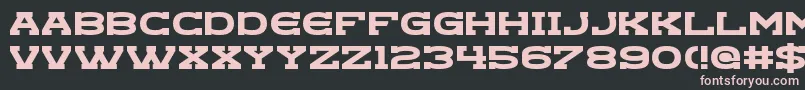 Goregeous Font – Pink Fonts on Black Background