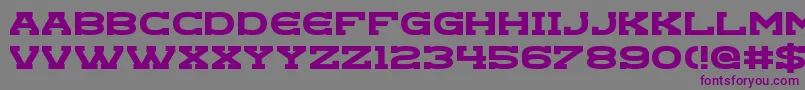 Goregeous Font – Purple Fonts on Gray Background