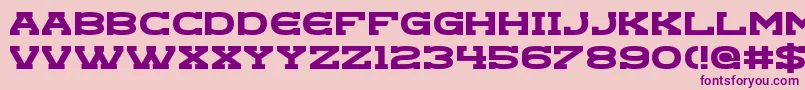 Goregeous Font – Purple Fonts on Pink Background