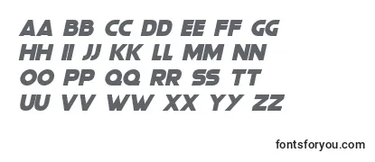 フォントGorgeous Grafix Italic