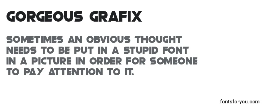 Шрифт Gorgeous Grafix