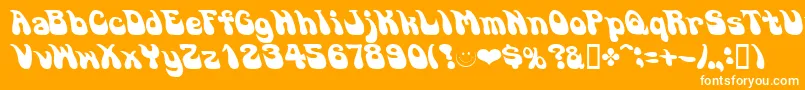 GOSOUL   Font – White Fonts on Orange Background