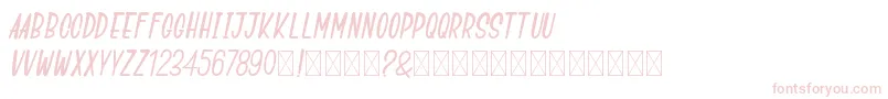 GoSpeeds Font – Pink Fonts on White Background