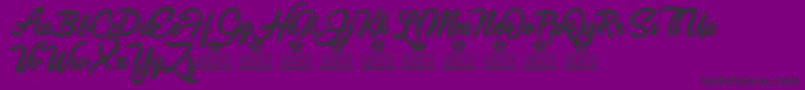 Got to be Real Personal Use Font – Black Fonts on Purple Background