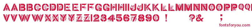 Police Gothic Stencil   Dker – polices rouges