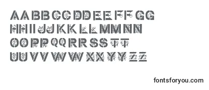 Шрифт Gothic Stencil   Dker