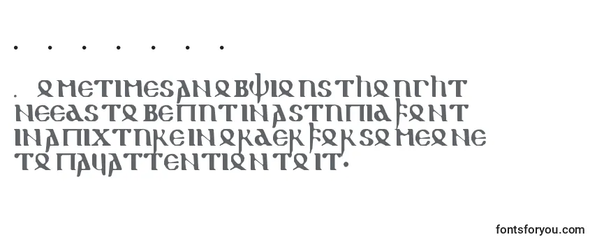 Schriftart GOTHIC1 (128277)