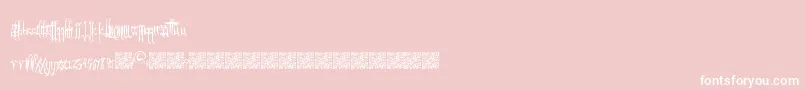 GothicFriends Font – White Fonts on Pink Background