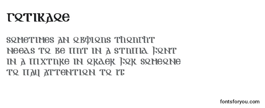 Schriftart GOTIKAOE (128283)