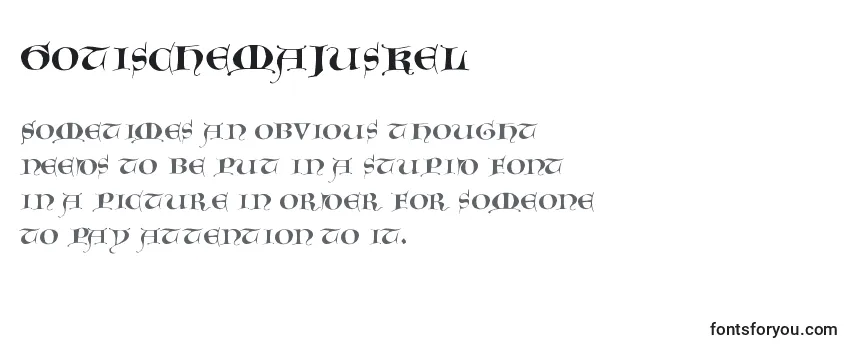 GotischeMajuskel (128284) Font