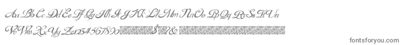 GouldenTreatise-Schriftart – Graue Schriften auf weißem Hintergrund