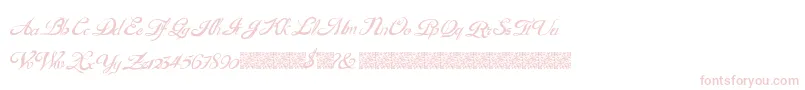 GouldenTreatise Font – Pink Fonts on White Background