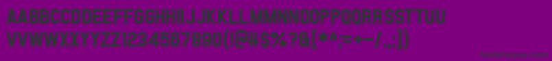Шрифт Gourmet Hearth df – чёрные шрифты на фиолетовом фоне