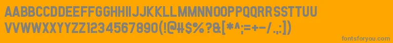 More about Gourmet Hearth df Font Gourmet Hearth df Font – Gray Fonts on Orange Background