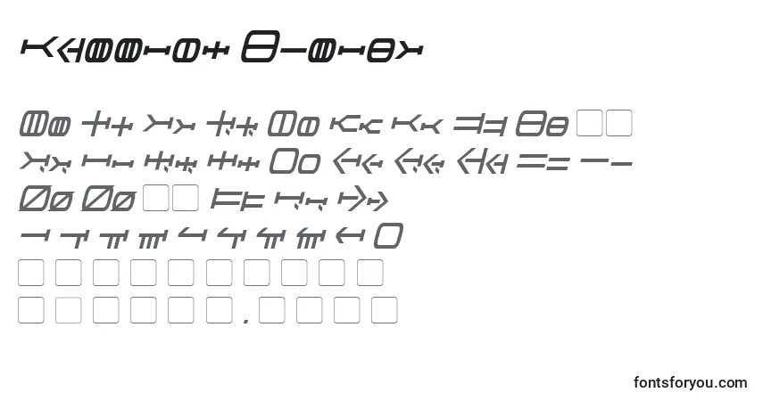 Graalen Italic-fontti – aakkoset, numerot, erikoismerkit