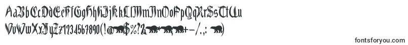 Шрифт Grabstein Gotik – готические шрифты