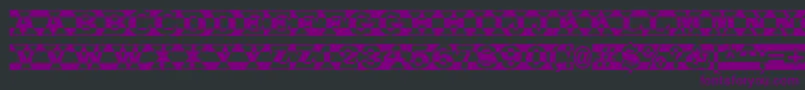 ALatinotitulpldc Font – Purple Fonts on Black Background