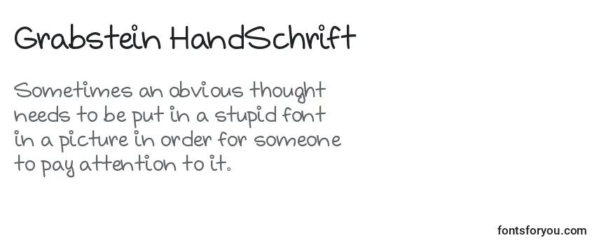 Шрифт Grabstein HandSchrift