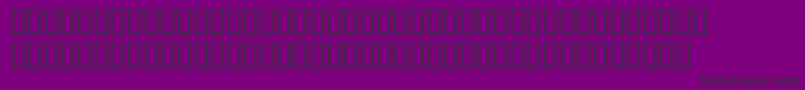 gracie Font – Black Fonts on Purple Background