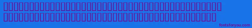 gracie Font – Purple Fonts on Blue Background