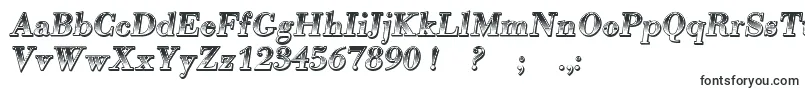 Gradientico Italic Font – Filled Fonts