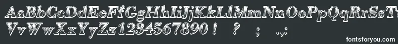Шрифт Gradientico Italic – белые шрифты