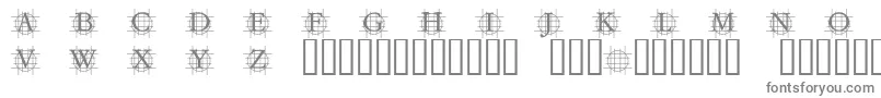 フォントGRAFBB   – 白い背景に灰色の文字