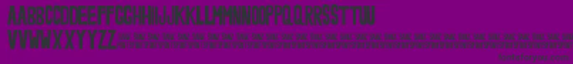 NoveeyBold Font – Black Fonts on Purple Background