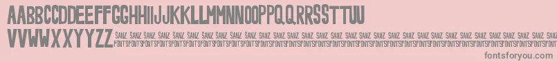 NoveeyBold-Schriftart – Graue Schriften auf rosa Hintergrund