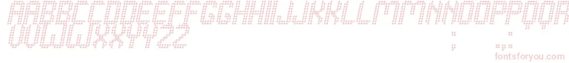 Grafeno St Font – Pink Fonts on White Background