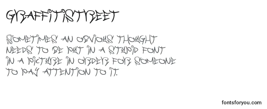 Шрифт Graffitistreet