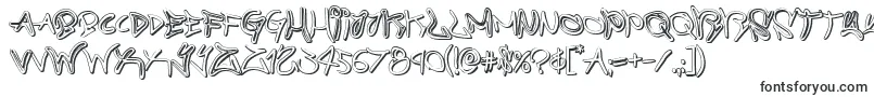 Шрифт graffitistreet3d – привлекательные шрифты