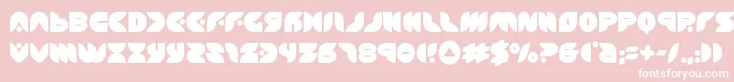 Puffangel Font – White Fonts on Pink Background