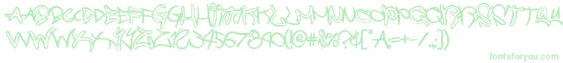 graffitistreetballoon Font – Green Fonts