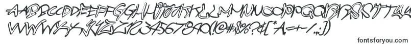 Шрифт graffitistreetballoonital – шрифты для Microsoft Office