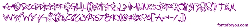 graffitistreetcompact Font – Purple Fonts