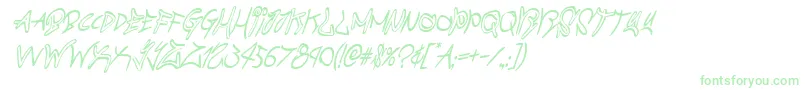 graffitistreetcondital Font – Green Fonts