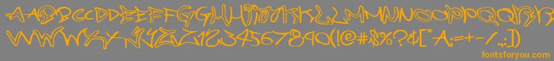 More about graffitistreetexpand Font graffitistreetexpand Font – Orange Fonts on Gray Background