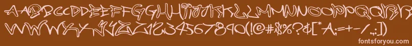 More about graffitistreetexpand Font graffitistreetexpand Font – Pink Fonts on Brown Background