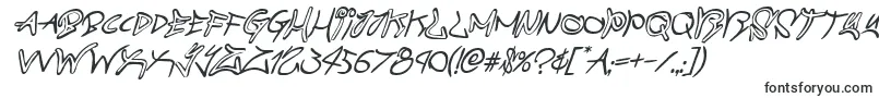 Шрифт graffitistreetital – шрифты для Google Chrome