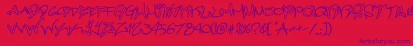 Lisätietoja graffitistreetrotateital-fontista graffitistreetrotateital-fontti – violetit fontit punaisella taustalla