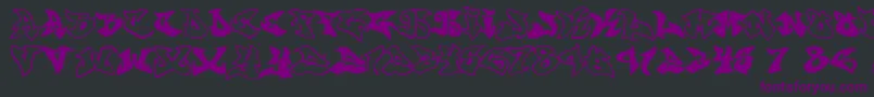 graffonti atomic bomb fontvir us Font – Purple Fonts on Black Background