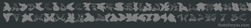フォントgraffonti gradient fill fontvir us – 黒い背景に灰色の文字