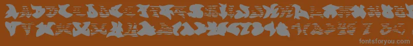Więcej informacji o czcionce graffonti gradient fill fontvir us Czcionka graffonti gradient fill fontvir us – szare czcionki na brązowym tle