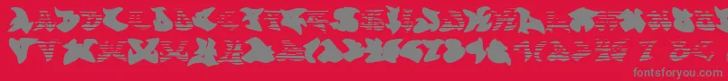 graffonti gradient fill fontvir us Font – Gray Fonts on Red Background