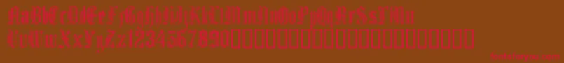 fuente Grafik Text – Fuentes Rojas Sobre Fondo Marrón